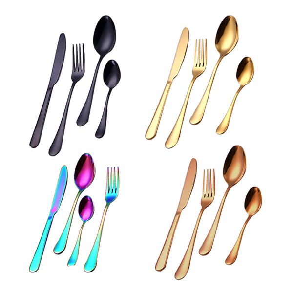 rainbow stainless steel dinnerware reusable flatware set kitchen dining outdoor dining knife spoon fork dinnerware sets 4pcs
rainbow stainless steel dinnerware reusable flatware set kitchen dining outdoor dining knife spoon fork dinnerware sets 4pcs