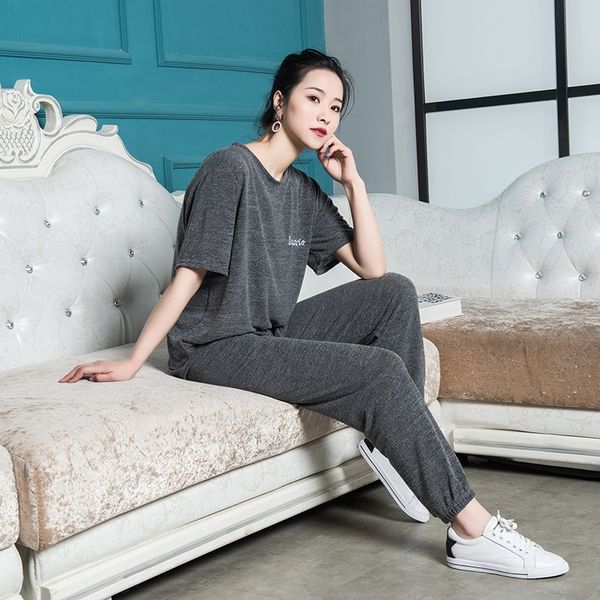 ar23r fairy house pants set lazy three-piece set 2020 pajamas women's round neck simple lazy clothes home clothestrousers home clothes, Blue;red
ar23r fairy house pants set lazy three-piece set 2020 pajamas women's round neck simple lazy clothes home clothestrousers home clothes, Blue;red