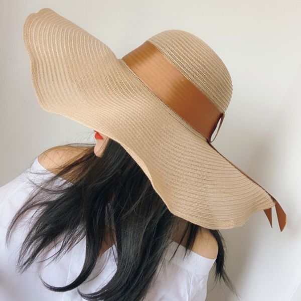 ht3187 straw hat ribbon bow band women summer sun hat lady large wide brim beach female packable floppy women beach cap, Blue;gray
ht3187 straw hat ribbon bow band women summer sun hat lady large wide brim beach female packable floppy women beach cap, Blue;gray
