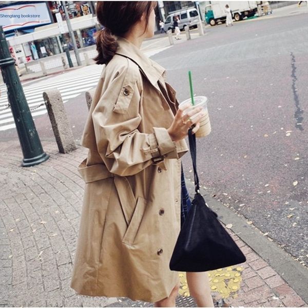 hrcfs 2020 new autumn chic mid-length trench women's japanese windbreaker coat windbreaker and korean harajuku style bf loose student c, Tan;black
hrcfs 2020 new autumn chic mid-length trench women's japanese windbreaker coat windbreaker and korean harajuku style bf loose student c, Tan;black