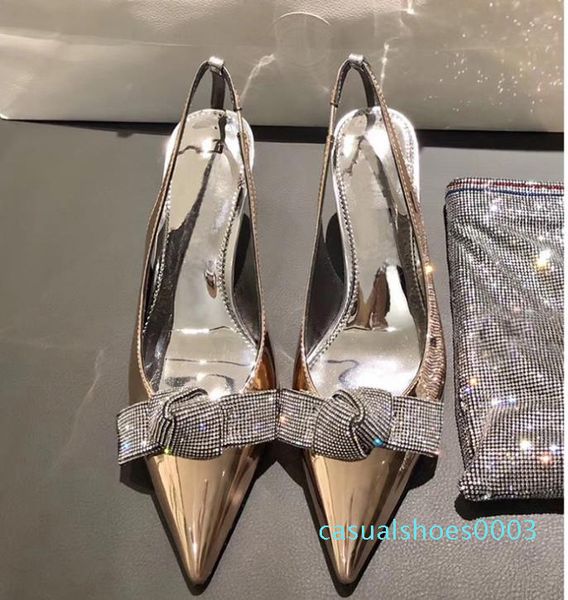 bridal wedding shoes metal patent leather with crystal bowtie kitten heels designer shoes pumps silver gold 6cm size 34 to 40 c03, Black
bridal wedding shoes metal patent leather with crystal bowtie kitten heels designer shoes pumps silver gold 6cm size 34 to 40 c03, Black