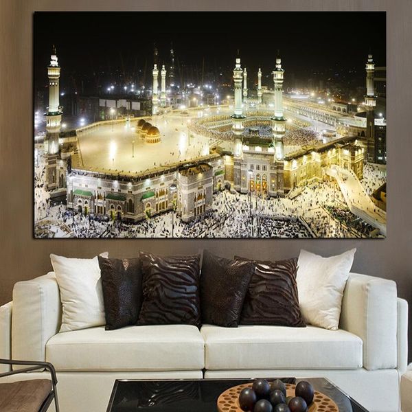Mecca Islamic Sacred Landscape Oil Painting Religious Pictures Painting Wall Art for Living Room Home Decor (No Frame)
Mecca Islamic Sacred Landscape Oil Painting Religious Pictures Painting Wall Art for Living Room Home Decor (No Frame)