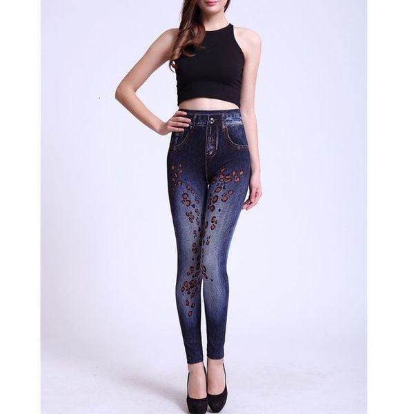 women seamless imitation denim print leggings high waist wrap leg pants and brand new, Black
women seamless imitation denim print leggings high waist wrap leg pants and brand new, Black