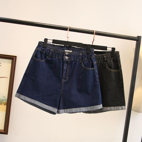 plus plus size women's clothing 200kg fat shorts pants mm summer new high waist curling denim shorts pants tide 4620, Blue
plus plus size women's clothing 200kg fat shorts pants mm summer new high waist curling denim shorts pants tide 4620, Blue