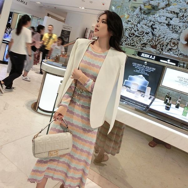 customize the sweet wind stripe knitting dress 2020 summer super fairy temperament show thin, White;black
customize the sweet wind stripe knitting dress 2020 summer super fairy temperament show thin, White;black