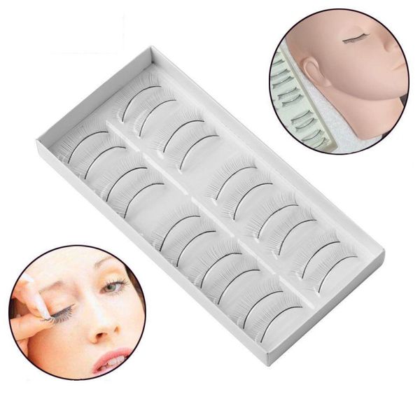 false eyelashes 5/10pairs training for beginners soft natural teaching lashes extension eye makeup practice tools handmade
false eyelashes 5/10pairs training for beginners soft natural teaching lashes extension eye makeup practice tools handmade