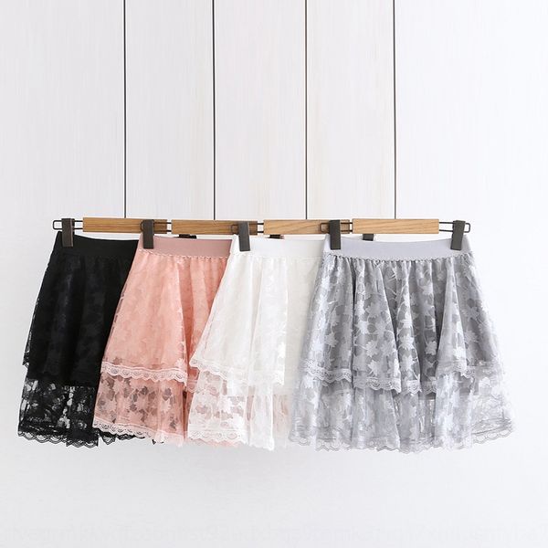 2020 spring and summer new sweet stitching lace lace women's all-match elegant elastic waist skirt a- line women's skirt, Black
2020 spring and summer new sweet stitching lace lace women's all-match elegant elastic waist skirt a- line women's skirt, Black