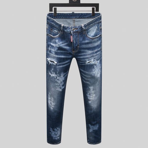 20ss autumn and spring embroidered flower jeans men's ripped beggar pants badge printed light-colored version skinny broken men pants, Blue
20ss autumn and spring embroidered flower jeans men's ripped beggar pants badge printed light-colored version skinny broken men pants, Blue