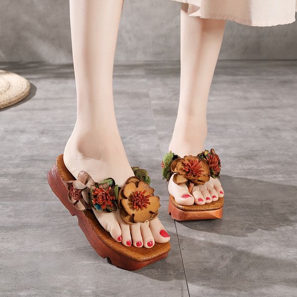 2020 women's genuine leather sandals with handmade flowers bohemian style women wear a drag outside summer flip flop sandal, Black
2020 women's genuine leather sandals with handmade flowers bohemian style women wear a drag outside summer flip flop sandal, Black