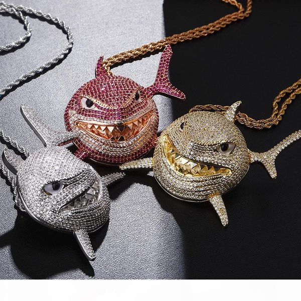 iced out pendant luxury designer jewelry mens necklace statement hip hop bling big pendants diamond tennis chain rapper 6ix9ine shark charms, Silver
iced out pendant luxury designer jewelry mens necklace statement hip hop bling big pendants diamond tennis chain rapper 6ix9ine shark charms, Silver