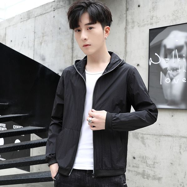 nwxjw clothing men's korean casual leather coat sunscreen clothes sunscreen clothes 2020 fashion brand thin skin coat breathable uv-pro, Black;brown
nwxjw clothing men's korean casual leather coat sunscreen clothes sunscreen clothes 2020 fashion brand thin skin coat breathable uv-pro, Black;brown