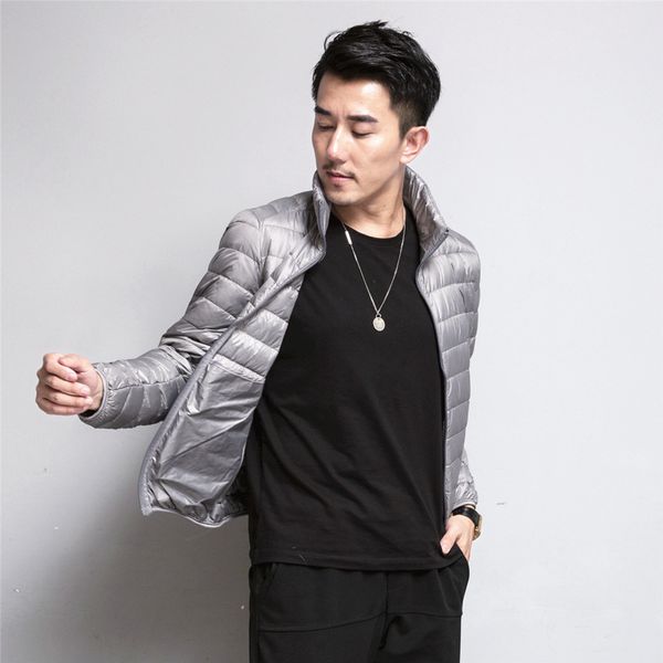 ultra light down jacket men thin short coat plus size autumn winter jacket men fashions parka abrigos para hombre kj740, Black
ultra light down jacket men thin short coat plus size autumn winter jacket men fashions parka abrigos para hombre kj740, Black