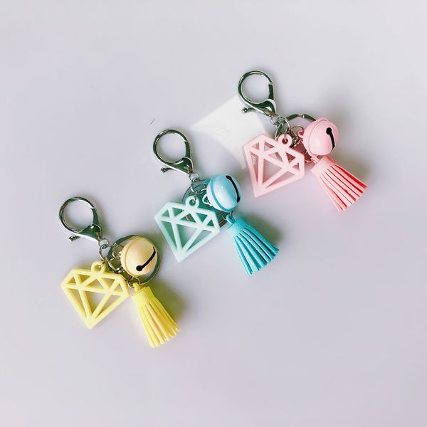 designer keyring 6 colors rhinestone tassel bell keychain cute lovely car key ring girls women bag wallet key chains high quality, Silver
designer keyring 6 colors rhinestone tassel bell keychain cute lovely car key ring girls women bag wallet key chains high quality, Silver