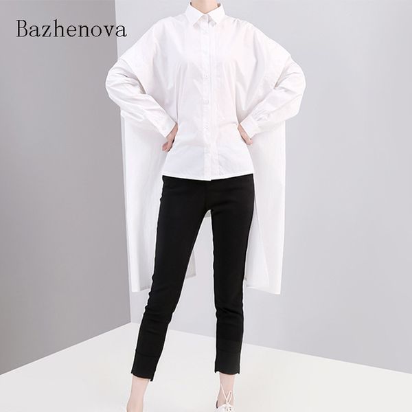 women's blouses & shirts bazhenova large size women 2021 girls autumn loose blouse fall unique irregular lady shirt r621, White
women's blouses & shirts bazhenova large size women 2021 girls autumn loose blouse fall unique irregular lady shirt r621, White