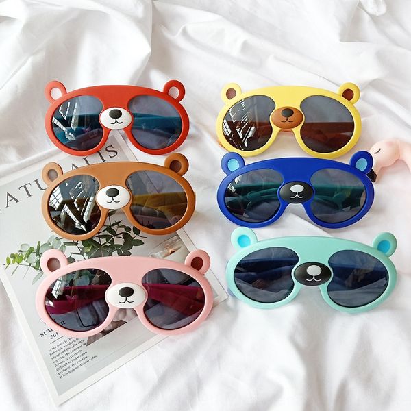 children's cartoon silicone sun brown bear big silicone sun fashion boys and girls cartoon sunglasses polarized sun glasses, Blue
children's cartoon silicone sun brown bear big silicone sun fashion boys and girls cartoon sunglasses polarized sun glasses, Blue