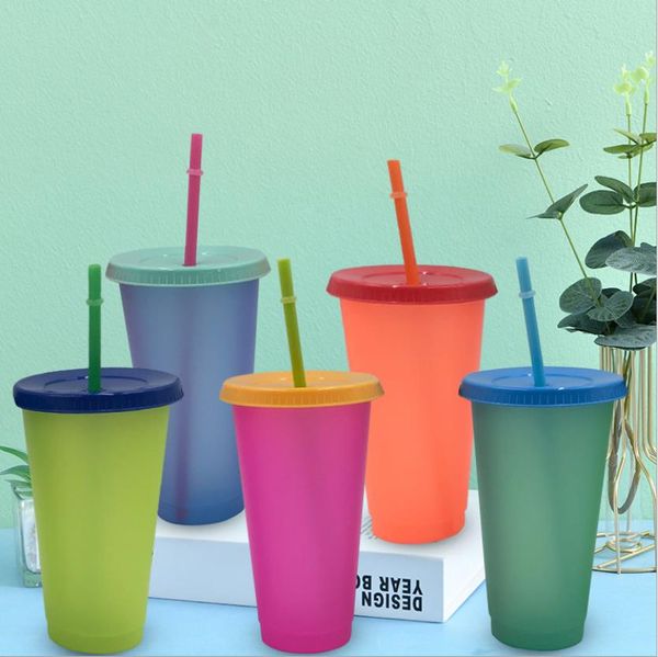 color changing cup japan and south korea simple customized straw cup temperature sensing plastic color changing cup 5 colors
color changing cup japan and south korea simple customized straw cup temperature sensing plastic color changing cup 5 colors