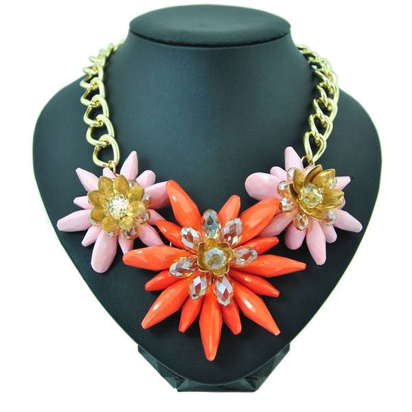 exaggerated jewelry fashion 3 crystal beads resins flower statement necklaces & pendants for women dress ce2032, Silver
exaggerated jewelry fashion 3 crystal beads resins flower statement necklaces & pendants for women dress ce2032, Silver