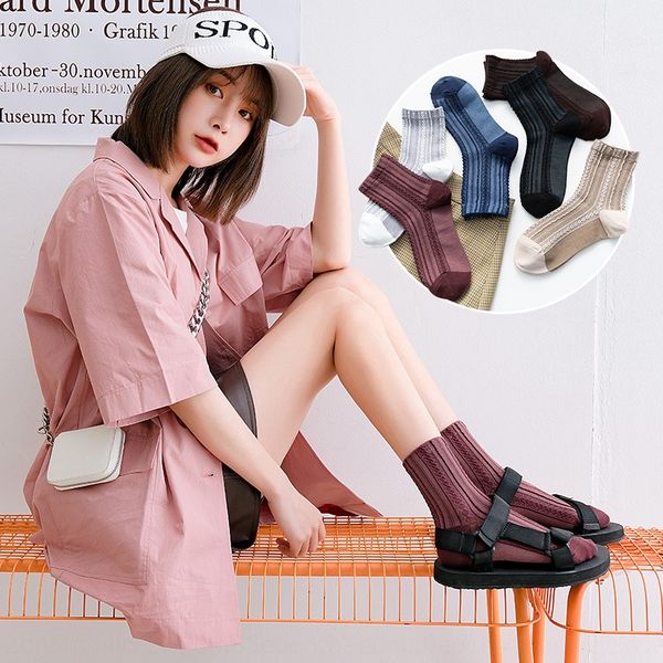 xfvck spring-summer new arrivals silk cotton mid calf cotton socks women's preppy style si ji mian socks ma hua wa qiu dong wa children, Black
xfvck spring-summer new arrivals silk cotton mid calf cotton socks women's preppy style si ji mian socks ma hua wa qiu dong wa children, Black