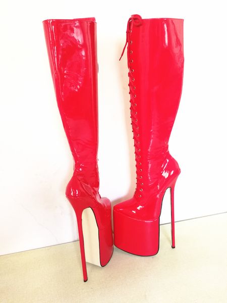 30cm high height boots women heels stiletto heel platform knee-high boots heels no.p3022, Black
30cm high height boots women heels stiletto heel platform knee-high boots heels no.p3022, Black