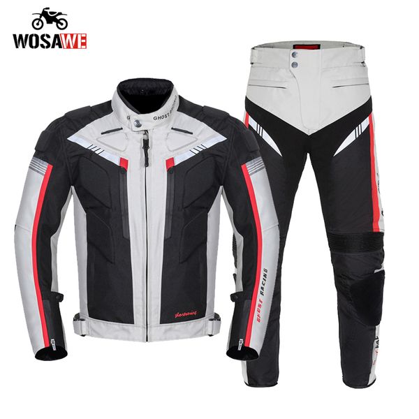 men motorcycle jacket waterproof breathable ghost racing riding jacket and shorts windproof motocross pant moto suit
men motorcycle jacket waterproof breathable ghost racing riding jacket and shorts windproof motocross pant moto suit
