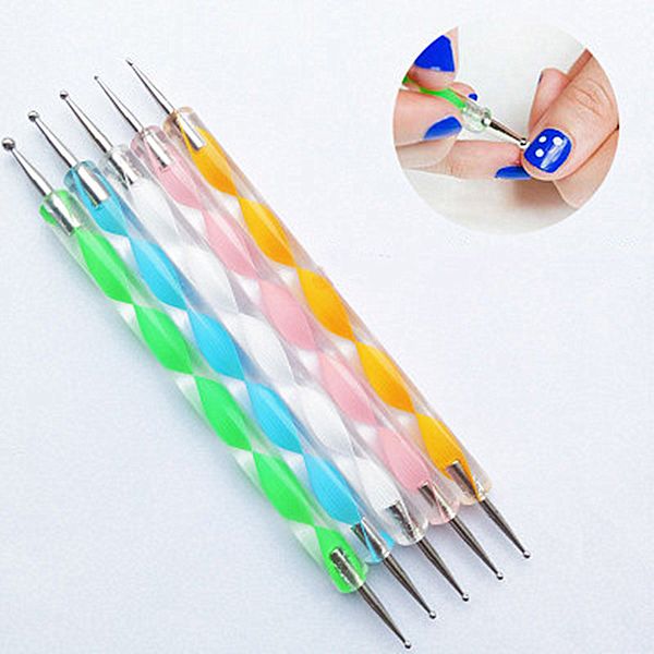 5pcs painting nail art dotting pen acrylic handle rhinestone diamond picker decorations double-head 2 way manicure tools kit, Silver
5pcs painting nail art dotting pen acrylic handle rhinestone diamond picker decorations double-head 2 way manicure tools kit, Silver