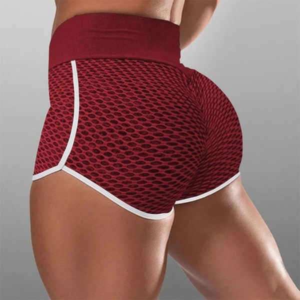 ladies solid color sports shorts side stripes high waist pants women shorts outdoor running yoga, White;red
ladies solid color sports shorts side stripes high waist pants women shorts outdoor running yoga, White;red