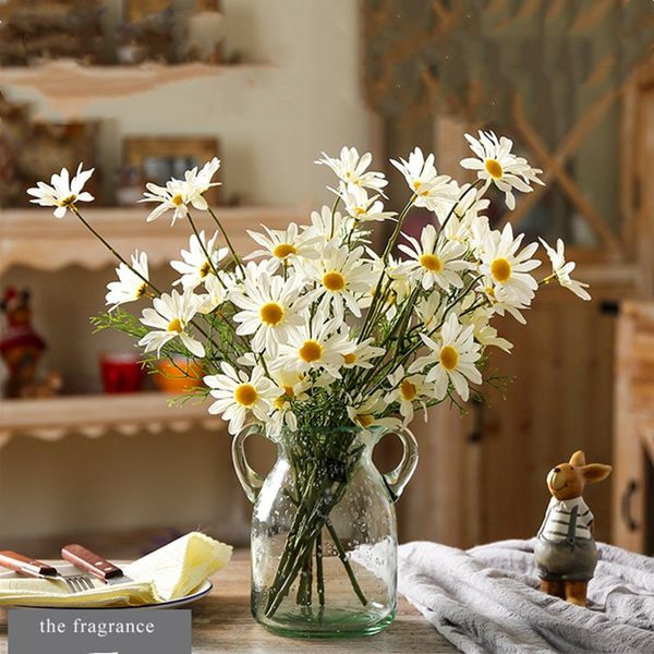 5 heads/branch artificial dasiy flower silk fake flowers bouquet decorative small daisy for home room decoratiuons
5 heads/branch artificial dasiy flower silk fake flowers bouquet decorative small daisy for home room decoratiuons