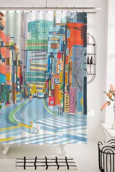 bathroom sets shower curtain set japanese-style cartoon street view bathroom shower curtain waterproof bathroom partition curtain set hole-f
bathroom sets shower curtain set japanese-style cartoon street view bathroom shower curtain waterproof bathroom partition curtain set hole-f