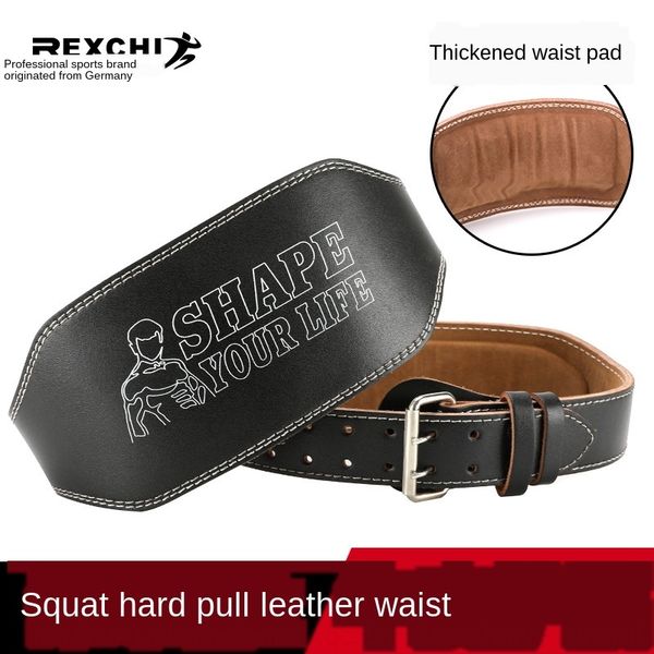 2020 new cowhide waist protection protectionsquat hard pull weightlifting protection lumbar fitness belt 4-layer thickened waist pad, Black;gray
2020 new cowhide waist protection protectionsquat hard pull weightlifting protection lumbar fitness belt 4-layer thickened waist pad, Black;gray