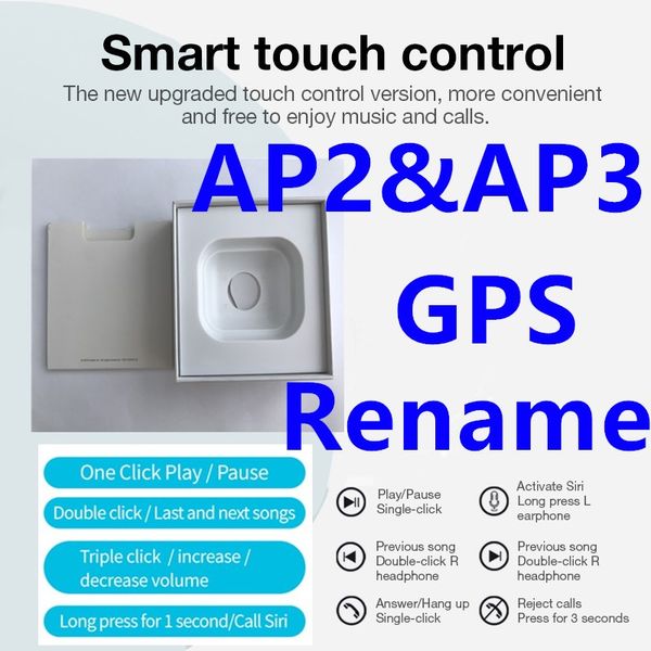 1536u chip ap2 ap3 pro wireless headphones rename gps tws bluetooth earphones sound earbuds smart sensor noise cancellation
1536u chip ap2 ap3 pro wireless headphones rename gps tws bluetooth earphones sound earbuds smart sensor noise cancellation