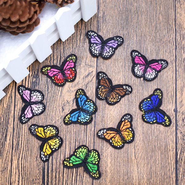 small butterfly embroidery patch badge for girls teens iron on transfer embroidery patch for clothes caps shoes sew accessories 10 pcs, Black
small butterfly embroidery patch badge for girls teens iron on transfer embroidery patch for clothes caps shoes sew accessories 10 pcs, Black