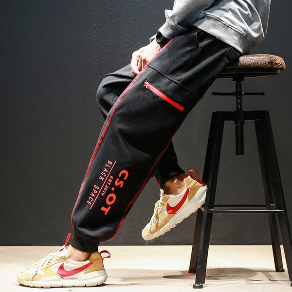 китайский стиль негабаритные m-5xl streetwear хип-хоп сыпучие open line карманный алфавит печатные повседневные брюки мужской халленом донны, Black
китайский стиль негабаритные m-5xl streetwear хип-хоп сыпучие open line карманный алфавит печатные повседневные брюки мужской халленом донны, Black