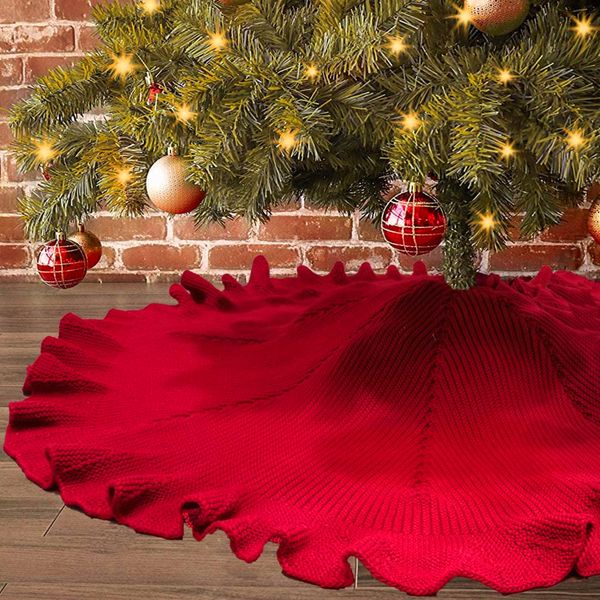 big red christmas tree skirt festive atmosphere decoration carpet fold curved tree skirt christmas knitted tree bottom apron carpet dhl ship
big red christmas tree skirt festive atmosphere decoration carpet fold curved tree skirt christmas knitted tree bottom apron carpet dhl ship