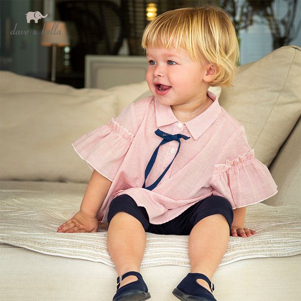 db13125 dave bella summer baby girls fashion bow striped print short sleeves clothing sets kids cute sets children 2 pcs suit, White
db13125 dave bella summer baby girls fashion bow striped print short sleeves clothing sets kids cute sets children 2 pcs suit, White