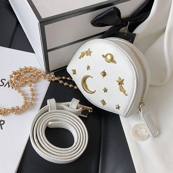 french design fashion waist bag chest bag & elegant chain crossbody shoulder width 13cm height 11cm thickness 4cm