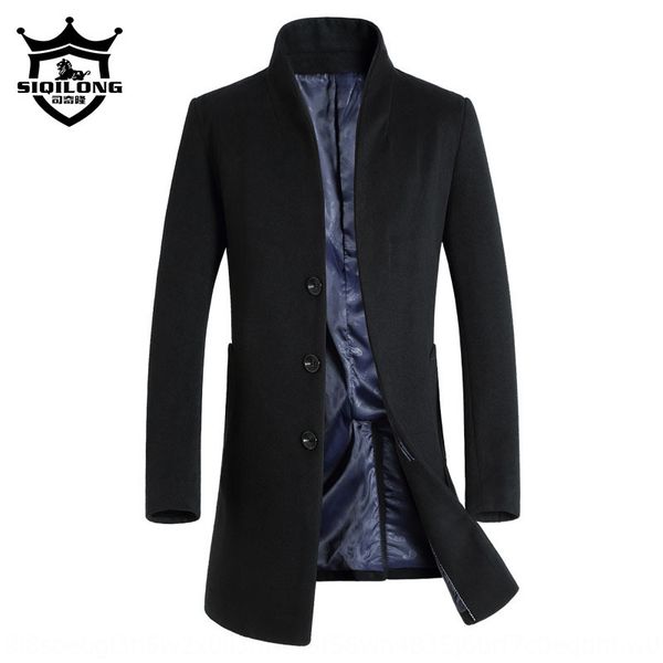 siqilong woolen windbreaker wool coat wool windbreaker men's mid-length korean slim woolen coat men's, Tan;black
siqilong woolen windbreaker wool coat wool windbreaker men's mid-length korean slim woolen coat men's, Tan;black