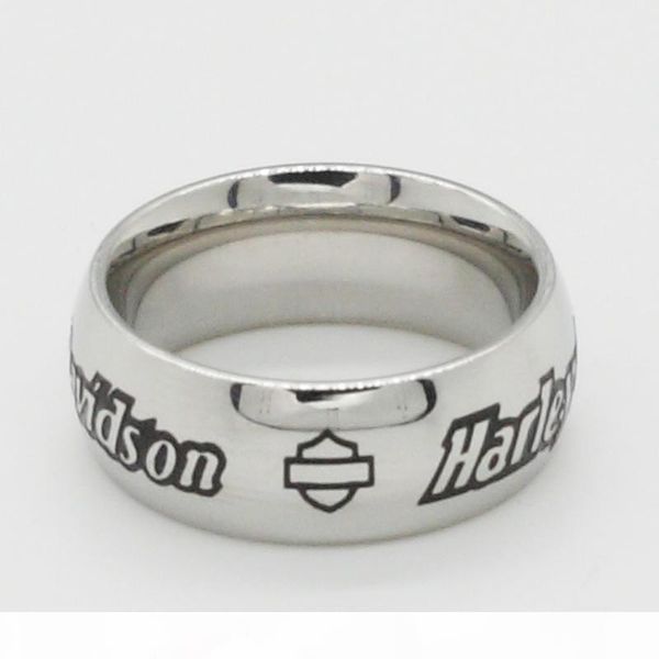 wholesale titanium steel fashion personality concise chao men davidson alphabet locomotive ring accessories, Silver
wholesale titanium steel fashion personality concise chao men davidson alphabet locomotive ring accessories, Silver