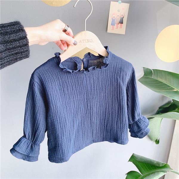 2020 children's clothing new girl children's clothing shirt korean style wooden ear nine-quarter sleeve shirt 20119, White;black
2020 children's clothing new girl children's clothing shirt korean style wooden ear nine-quarter sleeve shirt 20119, White;black