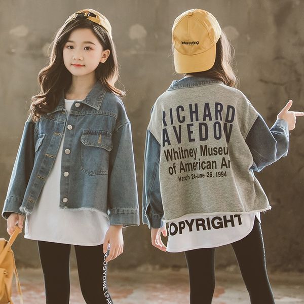 bpttv girls autumn clothing 2020 denim coat korean clothing foreign style middle and large children 6 years coat children's children�, White;black
bpttv girls autumn clothing 2020 denim coat korean clothing foreign style middle and large children 6 years coat children's children�, White;black