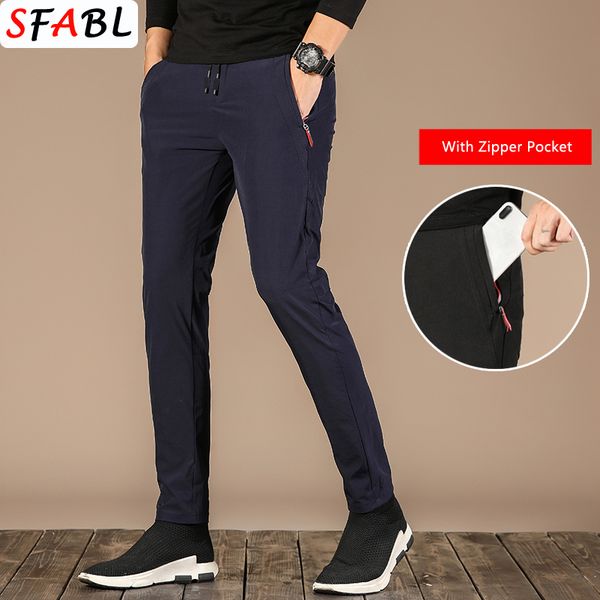 men's pants sfabl brand men casual thin mens joggers trousers classic straight male track breathable sweatpants man, Black
men's pants sfabl brand men casual thin mens joggers trousers classic straight male track breathable sweatpants man, Black