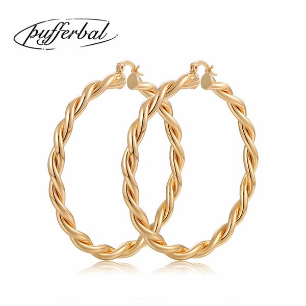 classic surround earrings round gold color smooth earrings for women jewelry earring 70mm zk40, Golden
classic surround earrings round gold color smooth earrings for women jewelry earring 70mm zk40, Golden