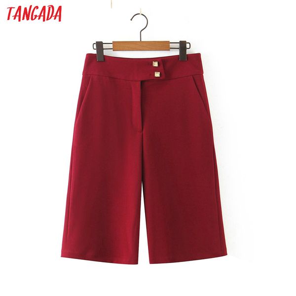 tangada 2020 women red shorts button decorate zipper pockets female office lady elegant work shorts pantalones sl278, White;black
tangada 2020 women red shorts button decorate zipper pockets female office lady elegant work shorts pantalones sl278, White;black