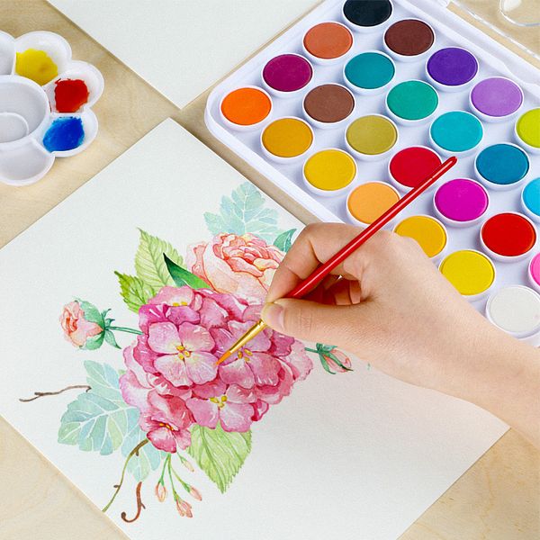 art supplies portable watercolour paint washable beginners hand-painted watercolor set 12 16 28 36 colors painting stationery
art supplies portable watercolour paint washable beginners hand-painted watercolor set 12 16 28 36 colors painting stationery
