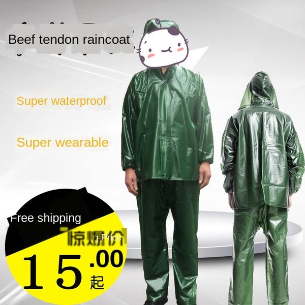 lxlhe beef tendon thickened poncho raincoat waterproof labor protection tea picking site agricultural cycling split bicycle cloak bicy, Red;brown
lxlhe beef tendon thickened poncho raincoat waterproof labor protection tea picking site agricultural cycling split bicycle cloak bicy, Red;brown