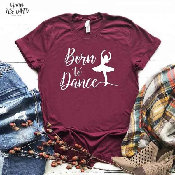 born to dance women tshirt cotton casual funny t shirt gift for yong girl tee 6 color street drop s, White
born to dance women tshirt cotton casual funny t shirt gift for yong girl tee 6 color street drop s, White