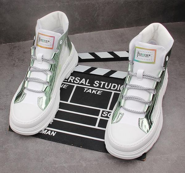 autumn new men sneakers high casual shoes white hip-hop trend male height increasing shoes ankle boots zapatillas hombre, Black
autumn new men sneakers high casual shoes white hip-hop trend male height increasing shoes ankle boots zapatillas hombre, Black