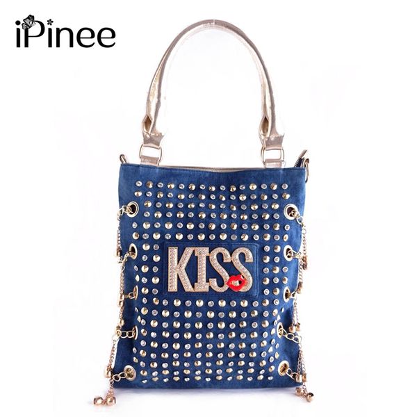 ipinee fashion personality design kiss letters rivets and rhinestones women bags handbags famous brands casual messenger bag
ipinee fashion personality design kiss letters rivets and rhinestones women bags handbags famous brands casual messenger bag
