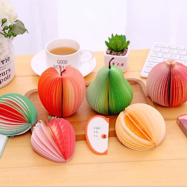 self-stick fruit notes bright color self-adhesive removable shaped sticky cute note-9 pads per pack-150 sheets per pad inside
self-stick fruit notes bright color self-adhesive removable shaped sticky cute note-9 pads per pack-150 sheets per pad inside