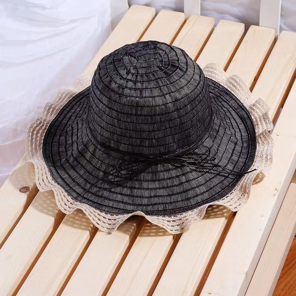 summer wave edge big edge korean lace sunscreen sunshade lace sunshade holiday foldable sun hat, Blue;gray
summer wave edge big edge korean lace sunscreen sunshade lace sunshade holiday foldable sun hat, Blue;gray