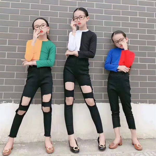 online celebrity clothing autumn new men's and women's children's european and korean color matching t fashionable children&#, Blue
online celebrity clothing autumn new men's and women's children's european and korean color matching t fashionable children&#, Blue